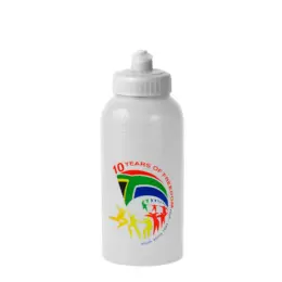 Standard 500ml Screw Cap Sports Bottle - White